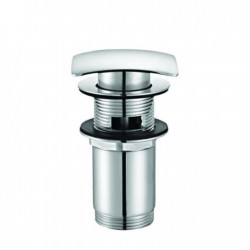 Umývadlový výpust click-clack s prepadom HRANATÁ