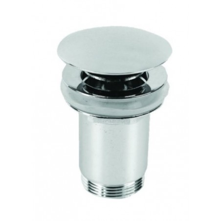 Umyvadlová výpusť click-clack s přepadem, velká