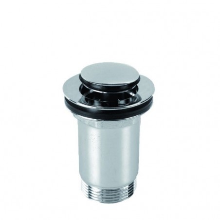 Umyvadlová výpusť click-clack s přepadem, malá