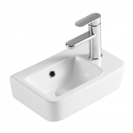 Ilustrační foto, umyvadlo je dodáváno bez baterie a umyvadlové výpusti.