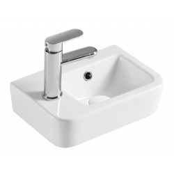 Ilustrační foto, umyvadlo je dodáváno bez baterie a umyvadlové výpusti.