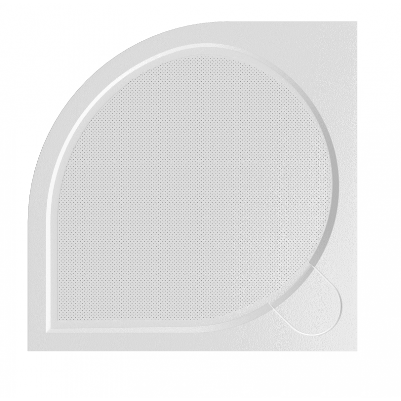 Štvrťkruhová mramorová sprchová vanička LAKA