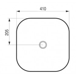 Umyvadlo na desku SPIGOLO