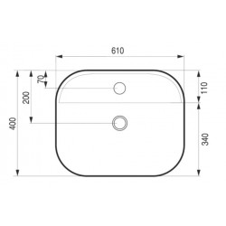 Umývadlo na dosku PIEGA