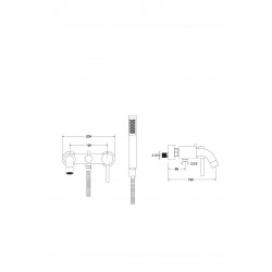 Vanová baterie Illusion s příslušenstvím