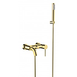 Nástenná vaňová batéria ILLUSION Zlatá s príslušenstvom