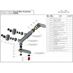 Vanová baterie ULTRA U-10 NEW CHROM