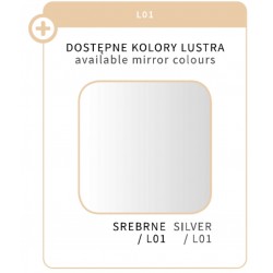 Koupelnový radiátor se zrcadlem INDIVI