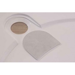 Štvorcová mramorová sprchová vanička LAKA