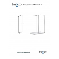 Walk-in sprchový kout AVEO