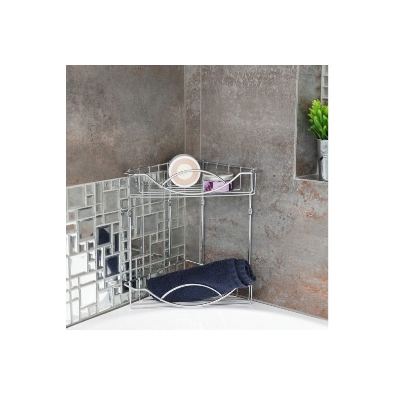 Drôtená rohová polička KD02080046