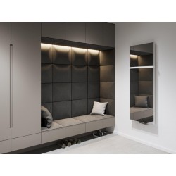 Koupelnový radiátor se zrcadlem INDIVI