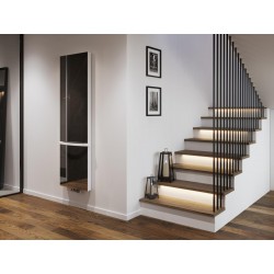 Koupelnový radiátor se zrcadlem INDIVI