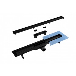 Odtokový podlahový žľab VIRGO NERO DUO