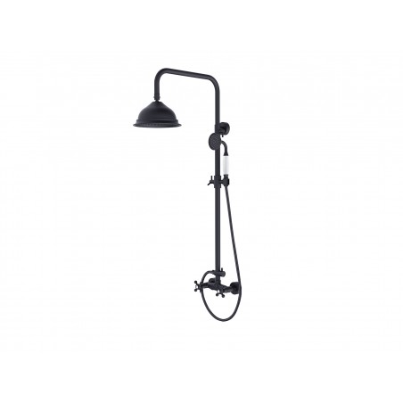 Nástěnný sprchový set RETRO černá