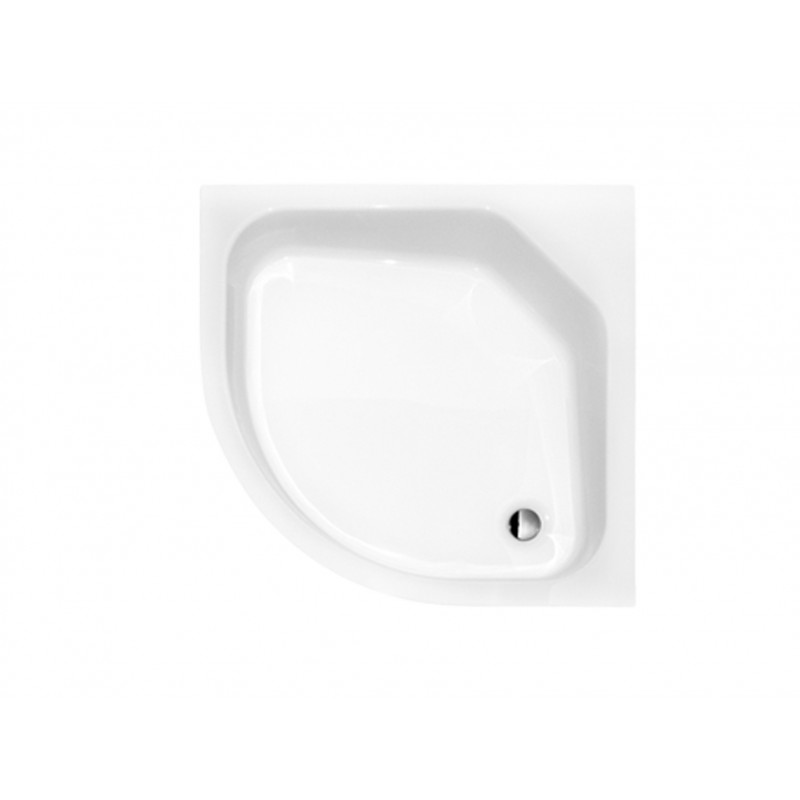 Čtvrtkruhová sprchová vanička DIPER II