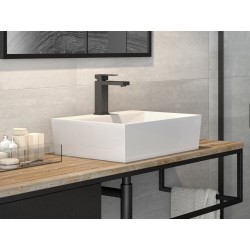 Umyvadlo na desku VERA GLAM - grafitová