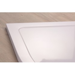 Štvrťkruhová mramorová sprchová vanička VENETS