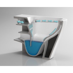 Závesné WC ARCO RIMLESS s FLAT WC doskou Soft-close