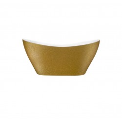 Volně stojící vana VIYA Glam - zlatá