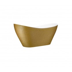 Volně stojící vana VIYA Glam - zlatá