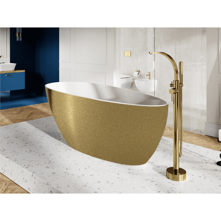 Volně stojící vana GOYA (SALERMO) Glam  - zlatá
