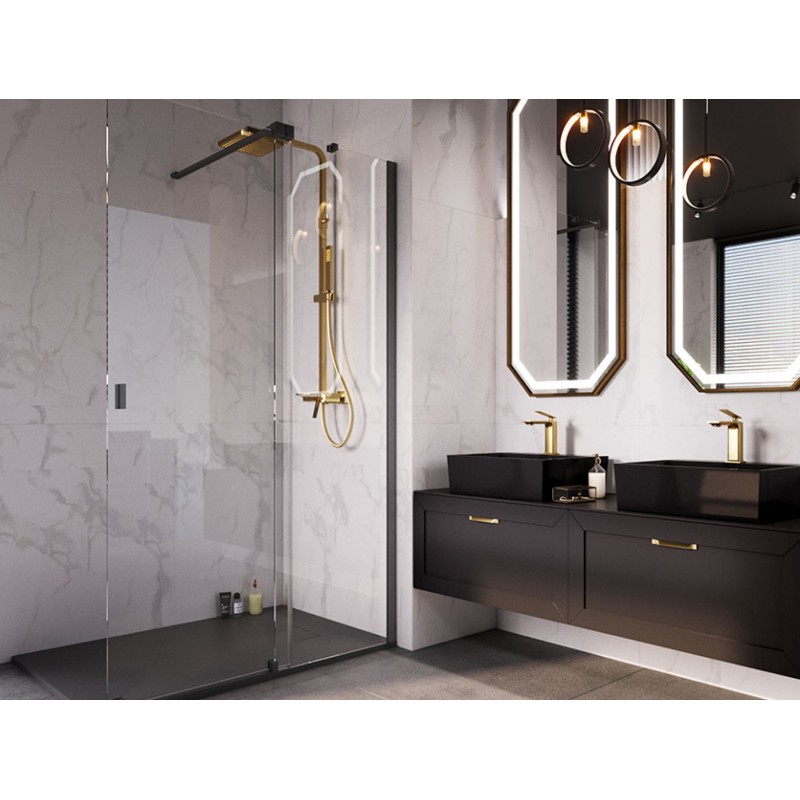 Walk-in sprchový kout VAYO BLACK