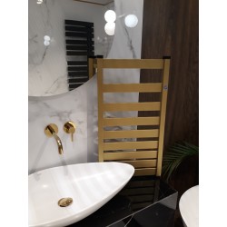 Kúpeľňový radiátor BELTI zlatá farba