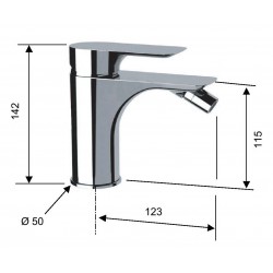 Bidetová batéria ARNO 21, 14 - čierna matná