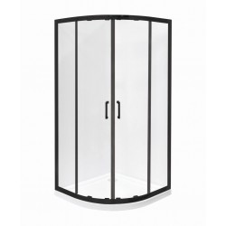 Čtvrtkruhový sprchový kout MODERN 190 BLACK