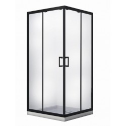 Čtvercový sprchový kout MODERN BLACK 190