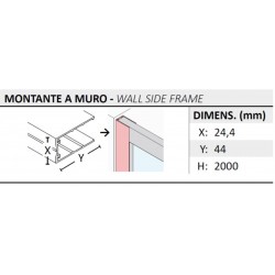 Bezbariérový sprchový kout DECO WALK-IN W1P