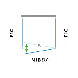 Pevná stěna DECO F1C