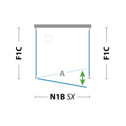 Pevná stěna DECO F1C