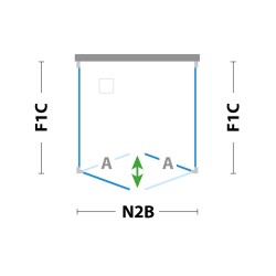 Pevná stěna DECO F1C