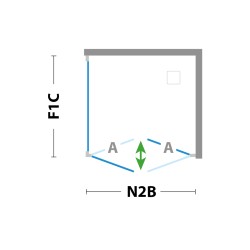 Pevná stěna DECO F1C