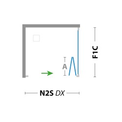 Pevná stěna DECO F1C