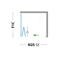 Pevná stěna DECO F1C