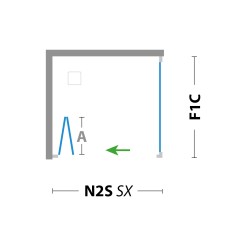 Pevná stěna DECO F1C