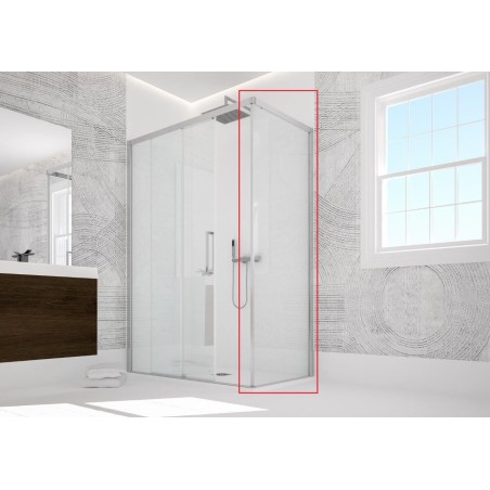 Pevná stěna ESSENCE F1AB pro sprchové zástěny N1FS, N2FS