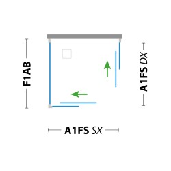 Obdĺžnikový a štvorcový sprchovací kút ESSENCE A1FS