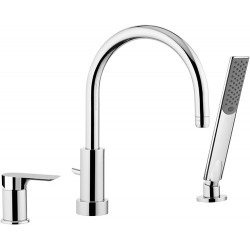 Trojotvorová vaňová batéria ARNO 0707 - nikel brúsený matný