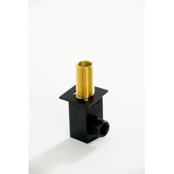 Hranatý vývod ze zdi pro ruční sprchu - hranatý