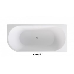 Volně stojící vana ZOYA Glam - zlatá