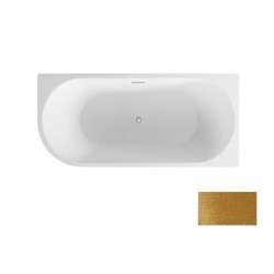 Volně stojící vana ZOYA Glam - zlatá