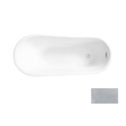 Volně stojící vana CALIMA Glam - stříbrná