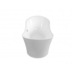 Volně stojící vana AMBER Glam - stříbrná