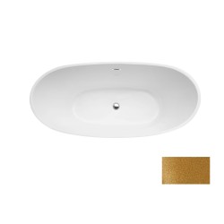 Volně stojící vana AYLA Glam - zlatá