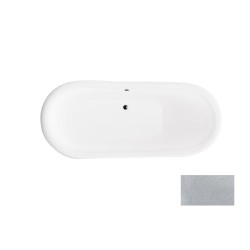 Volně stojící vana AMELIA Glam - stříbrná