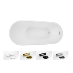 Volně stojící vana MELODY bílá